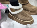 OLD ORDER【Hellokitty联名】栗色厚底增高中短筒雪地靴女冬保暖鞋 棕色中筒款 39 实拍图