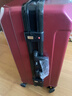 欧遥行李箱男铝框密码拉杆箱子韩版潮流大容量可登机女旅行皮箱次日达 酒红【黑框款-升级带充电口】 24英寸 -黄金尺寸-学生返校托运箱 实拍图