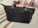 澳懿男包手提包真皮男士公文包大容量旅行包商务电脑包牛皮新款休闲 【大号】商务黑色把手-装16英寸 头层牛皮材质 实拍图
