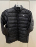 adidas 600蓬休闲修身保暖立领鸭绒羽绒服男装阿迪达斯官方轻运动   黑色（推荐选大一码）   XS 实拍图