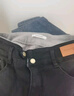 真维斯（JEANSWEST）牛仔裤女士冬季加绒裤女高腰保暖紧身小脚显瘦长裤黑色加绒31 实拍图