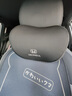 巫记汽车载头枕腰靠护腰驾驶座椅靠背靠枕腰垫腰托柔软记忆棉靠背脖垫 大众朗逸速腾迈腾宝来PLUS 深空灰 单头枕一个 实拍图