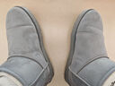 回力官方雪地靴男靴棉鞋男鞋冬季保暖高帮加绒加厚面包鞋子男 灰色 43 实拍图