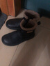 ZHR雪地靴女冬加绒软厚底马丁靴复古百搭短靴保暖棉鞋女EH36A黑色 38 实拍图