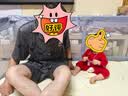 贝瑞加（Babyprints）婴儿连体衣红色纯棉衣服男女宝宝百天礼服喜庆四季内衣 福满73 实拍图
