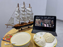 全品屋小圆桌茶几家用客厅简易沙发边几北欧卧室床头边桌迷你阳台小桌子 【单层】木纹色50*50*50CM 加粗桌腿 加大承重 实拍图