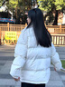 斯凯奇（Skechers）秋冬季男女立领保暖防泼水百搭舒适短款羽绒服P423U038 实拍图