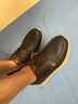 斯凯奇（Skechers）皮鞋男商务休闲鞋百搭简约秋软底男鞋棕色65869 CHOC/巧克力色 39.5 实拍图
