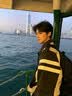 BJHG田嘉瑞同款不计后果美式复古夹克休闲外套男款2026秋新款潮牌上衣 炭黑米白 L 实拍图