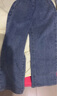 顶峰保罗（Dingfengbaoluo）复古水洗牛仔裤男做旧刺绣抽绳宽松阔腿直筒休闲DFS819中蓝M 实拍图