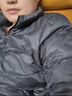 真维斯（JEANSWEST）羽绒服女轻薄短款冬季立领修身保暖显瘦加绒外套女浅蓝色XL 实拍图