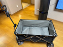 北欢BAVAY露营车聚拢折叠推车溜娃车买菜车狗狗宠物推车 F01黑 实拍图