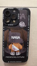 奶小鸭 适用苹果15pro手机壳 iphone15pro保护套镜头全包硅胶防摔超薄创意卡通简约软壳男女款 石墨黑 实拍图