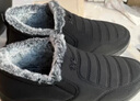 鮟鱇中老年爸爸妈妈老北京布鞋加绒保暖棉散步 男AK25570黑 43  实拍图