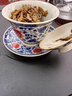 容山堂 古脂陶瓷大号泡茶三才盖碗三件套青花瓷茶杯主人杯茶碗功夫茶具 复古青花釉里红盖碗-缠枝莲 实拍图