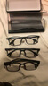 陌朋 近视眼镜框男女 tr90超轻运动防滑光学防蓝光电脑眼镜8克方镜框 质感砂黑 防蓝光1.61非球0-600丨留言度数 实拍图