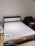 迎裕财实木1.8m软包双人床主卧现代简约单人出租屋床 橡木灰软包床+10cm床垫+床头柜*1 1.5*2米框架结构 实拍图