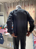 皮尔卡丹（pierre cardin）中老年运动套装男士春秋季三件套中年爸爸新款舒适百搭休闲服装男 390深灰色【春秋长袖三件套】 常规 2XL 实拍图