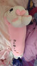 红运来小兔子毛绒玩具公仔玩偶布娃娃睡觉抱枕七夕情人节送女友老婆礼物 粉色开心每一天 70厘米（+小挂件） 实拍图