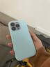 鱼非渔新款苹果16promax手机壳液态硅胶iphone17保护套全包防摔12高级感女款网红15pro软壳果冻纯色plus 婴儿蓝[果冻液态硅胶|高品质]送个性贴纸 iPhone 14Pro 实拍图
