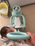 贝特萌儿童扭扭车可手推防侧翻溜溜车1一3岁万向轮宝宝滑行摇摆车礼物 蓝色+推杆+护栏+辅助轮+坐垫 一车多用-可变手推车 实拍图