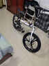 永久折叠自行车成人男女式超轻便携小型变速男学生成年大人单车脚踏车 珍珠白 7速 一体轮 22寸【建议身高160-180cm】 实拍图