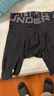 安德玛（UNDERARMOUR）HeatGear Armour男子训练运动紧身中裤1361602 黑色002 L 实拍图