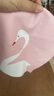 弈姿泳帽 长发舒适硅胶游泳帽女 高弹不勒头防水护耳成人泳帽 EZI21WG01002 粉色天鹅 均码 实拍图