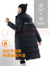 安踏三层速暖羽绒服丨三防中长款鸭绒外套女士冬季面包服收腰连帽上衣 实拍图