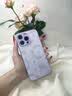 圣图朗液态小羊皮草莓小熊适用iphone17promax苹果15手机壳13新款14plus高级感女12全包16卡通男11保护套 液态小羊皮草莓小熊-草紫色 iPhone 15 Pro Max 实拍图
