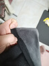 金利来（Goldlion）保暖内衣男士加厚加绒秋冬保暖内衣套装秋衣秋裤修身打底 羊毛加厚加绒圆领-玄黑 XL 175/100 实拍图