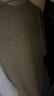杉杉羊毛衫100%绵羊毛男重磅加厚秋冬保暖柔软贴身不扎抗起球毛衣 实拍图