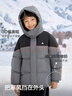 巴拉巴拉儿童羽绒服2024新款冬男童女童连帽外套面包服亲子装208424107247 实拍图