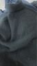GENIOLAMODE[敖瑞鹏代言]高领毛衣男士冬季羊绒针织衫男生毛线衣服 黑色 XL 实拍图