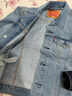 Levi's李维斯情侣同款美式经典复古休闲时尚潮牌修身牛仔夹克外套 中蓝色 M 实拍图