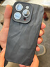 萌续 高级肤感褶皱iPhone15promax手机壳16promax苹果14/13全包软套12/11防摔壳xs情侣潮苹果17promax 肤感褶皱壳【黑色】 iPhone15pro 实拍图