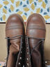 红翼（Red Wing）短筒靴皮靴复古工装靴棕色秋冬男靴8111固特异伞兵靴机车靴25新款 棕色8111-AMBER 39 实拍图