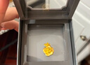 周大福玫瑰花足金黄金吊坠约4.85g EOF1083 520礼物生日礼物 实拍图
