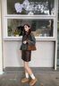 康姿蝶厚底勃肯鞋女2025春季新款复古乐福鞋学生百搭小个子休闲单鞋子女 杏色加绒 37 实拍图