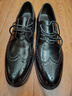 沙驰男鞋 透气商务正装鞋系带休闲皮鞋舒适复古拼接雕花布洛克皮鞋 黑色（752082042Z） 44 欧码（国码45） 实拍图