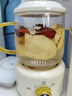 乐炖 养生壶迷你办公室一人用煮茶壶小型煮茶器全玻璃电热杯煮水烧水壶55度电炖养生杯礼物便携花茶壶 白0.6L+礼盒（不带杯） 实拍图