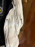 鸭鸭（YAYA）反季王一博极寒泡芙羽绒服女士长款过膝加厚户外情侣东北防寒外套 燕麦色 2XL //185(充绒292克) 实拍图