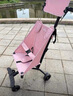 小虎子新款铝合金轻便折叠婴儿手推车简易可登机推车遛娃推车T18 T18缤果粉 实拍图