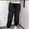 BAA AND BAA软壳防水冲锋裤男夏季休闲黑色束脚工装裤子男美式机能户外登山裤 RK03黑色 【高品质】 加绒 XL 建议120-135斤 实拍图