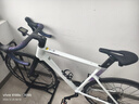 佳沃JAVA鱼雷6公路自行车双油压碟刹桶轴24速弯把破风单车SILURO6-TOP 【桶轴版】亮光白紫 【500 M】建议身高：171-177(cm) 【禧玛诺R7120】-24速 实拍图