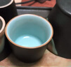 苏氏陶瓷（SUSHI CERAMICS）手绘彩画整套茶具山形干泡盘茶壶茶杯子7件功夫茶具套装礼盒J0181 实拍图