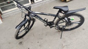 飞鸽（FLYING PIGEON）山地自行车成人男女变速山地车青少年中小学生车越野户外骑行单车 【高碳钢】G8002代-三刀轮-黑色 26寸轮组（适合160-180cm） 24速标准版 实拍图