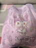 Hello Kitty儿童罩衣反穿衣宝宝吃饭围兜画画衣防水围裙饭兜 U4053紫色 L码  实拍图