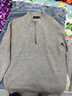 杉杉羊毛衫100%绵羊毛加厚重磅男秋冬柔软亲肤拉链立领毛衣针织打底衫 实拍图