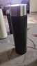 苏泊尔（SUPOR）保温杯316L不锈钢陶瓷覆层茶杯水杯大容量商务车载泡茶水杯男女士 曜石黑【显温版】500ml 实拍图